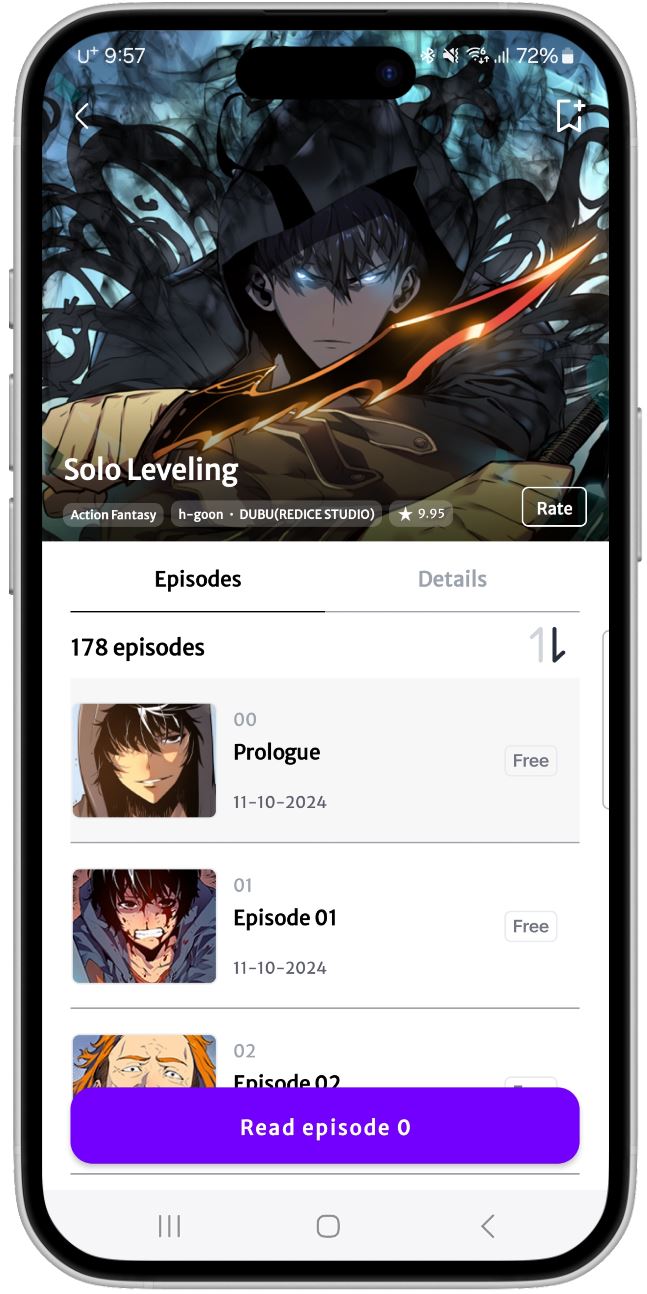Visor de webtoon